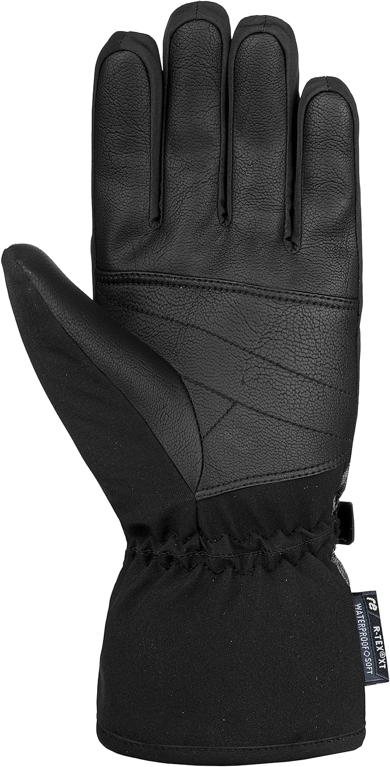 Reusch Damen Handschuhe Moni R-tex Xt Warm, Wasserdicht, Atmungsaktiv 8 schwarz / grau, 8 schwarz /