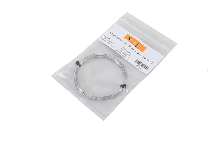 Aluminium Blankdraht Ø 0,50 mm 1 kg Basteldraht Schmuckdraht Floristikdraht, 1 kg
