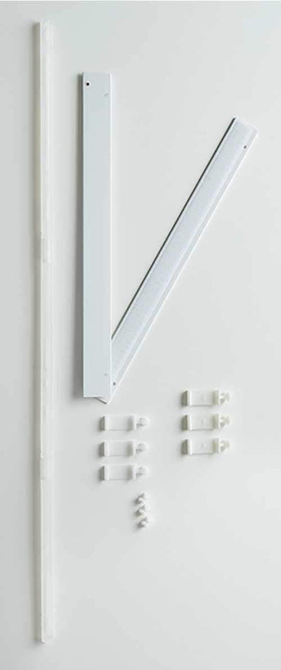 Gardinenbox 2er Set Verdunkelung Schiebegardinen »Newyork« HxB 145x60 cm Dunkelgrau Flächenvorhänge