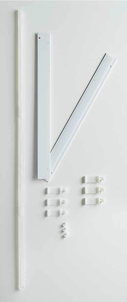 Gardinenbox 2er Set Verdunkelung Schiebegardinen »Newyork« HxB 145x60 cm Dunkelgrau Flächenvorhänge