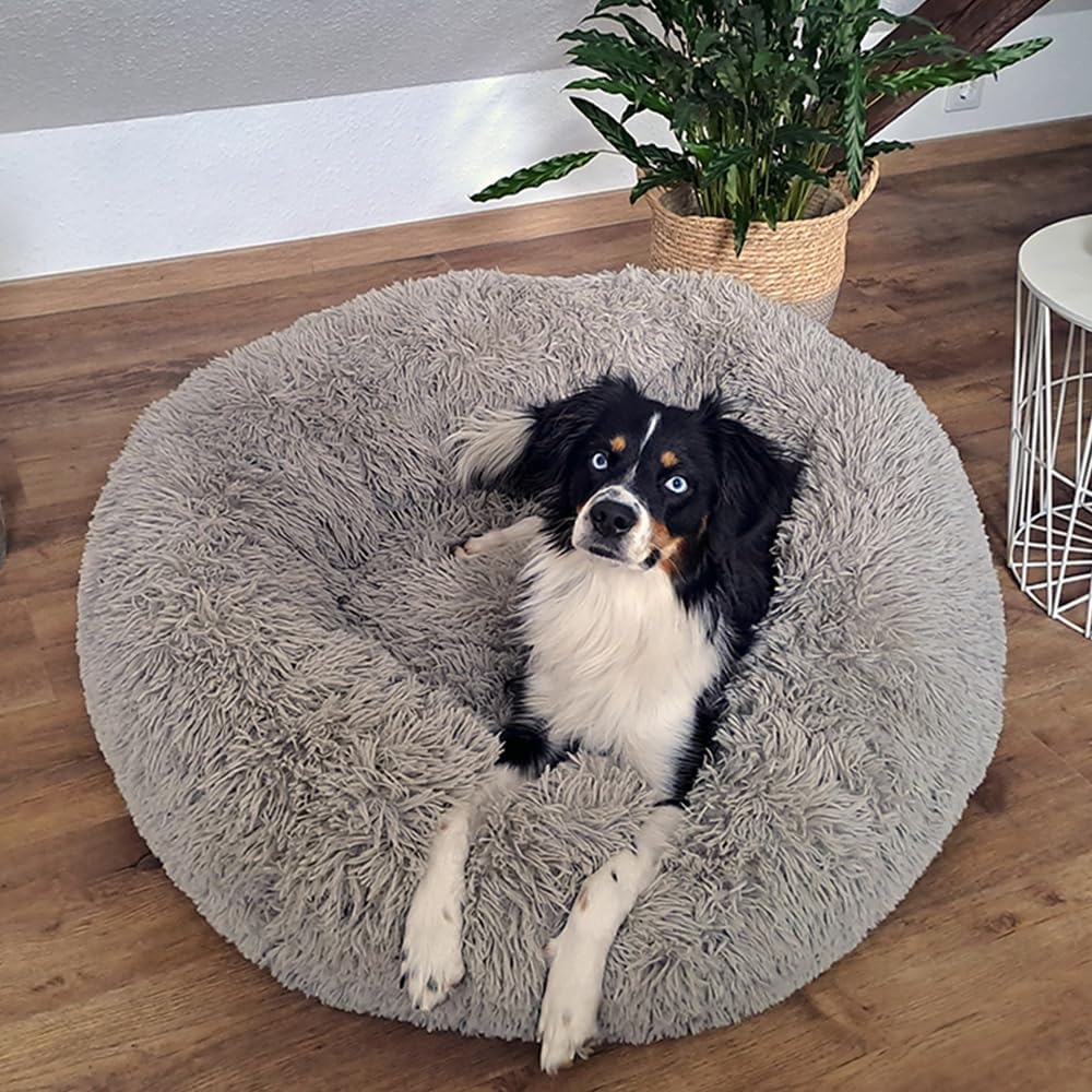 Nobby 62802 Kuschelbett Donut Classic ESLA dunkelgrau; D x H: Ø 90 x 29 cm