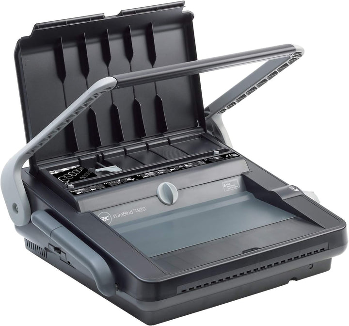 GBC,4400426,WireBind AA8W20 Drahtbindegerät,für A4 undA5, mit automatischer Randfunktion 20 Blatt, 2
