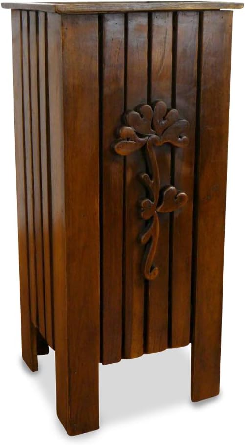 livasia Regenschirmständer aus Teakholz oder Hartholz, Schirmhalter, Schirmständer, Regenschirmhalte