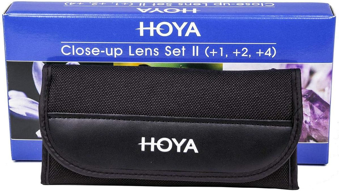 Hoya NAHLINSE SET2 (+1 +2 +4) Close-up Kit schwarz 49 mm, 49 mm