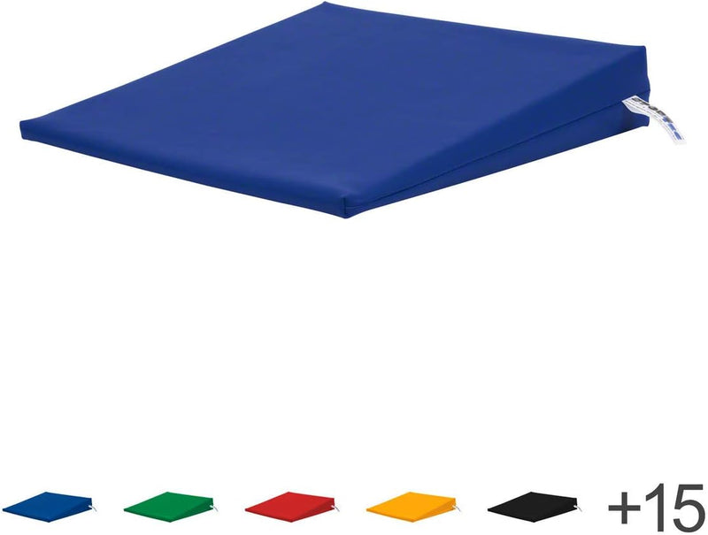 Sport-Tec Sitzkeilkissen VB 120 Sitzkissen Orthopädisch Keilkissen mit Kunstlederbezug Blau, Blau