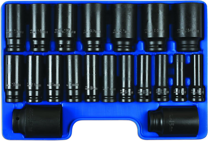 Laser 6830 Deep Impact-Steckschlüssel, 1/2 Zoll D, 20-Stück