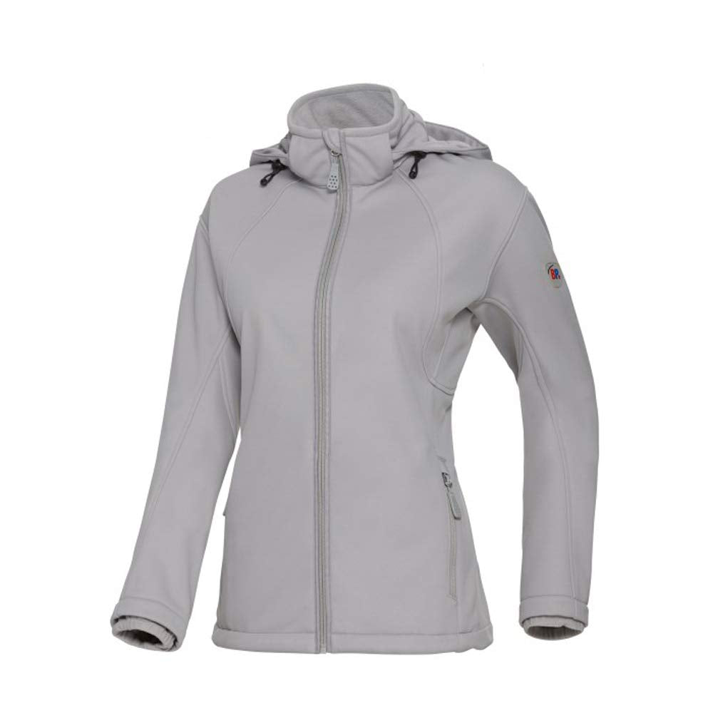 BP 1687-571-0051-XSn Damen-Softshell-Jacke, Einzippbare und in der Breite verstellbare Kapuze, 255,0