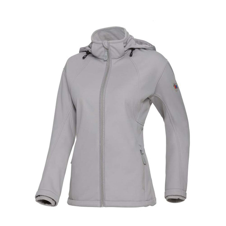 BP 1687-571-0051-XSn Damen-Softshell-Jacke, Einzippbare und in der Breite verstellbare Kapuze, 255,0