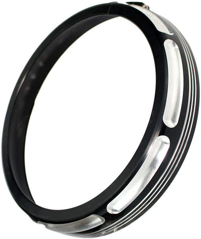 Riloer 7" Motorrad-Scheinwerfer-Zierring, Scheinwerferblenden-Dekorabdeckung für Street Glide 2006–2