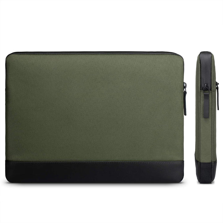 Adore June 16 Zoll Bent Laptop Tasche Oliv Grün kompatibel mit MacBook Pro 16 2023 2021, Nachhaltige