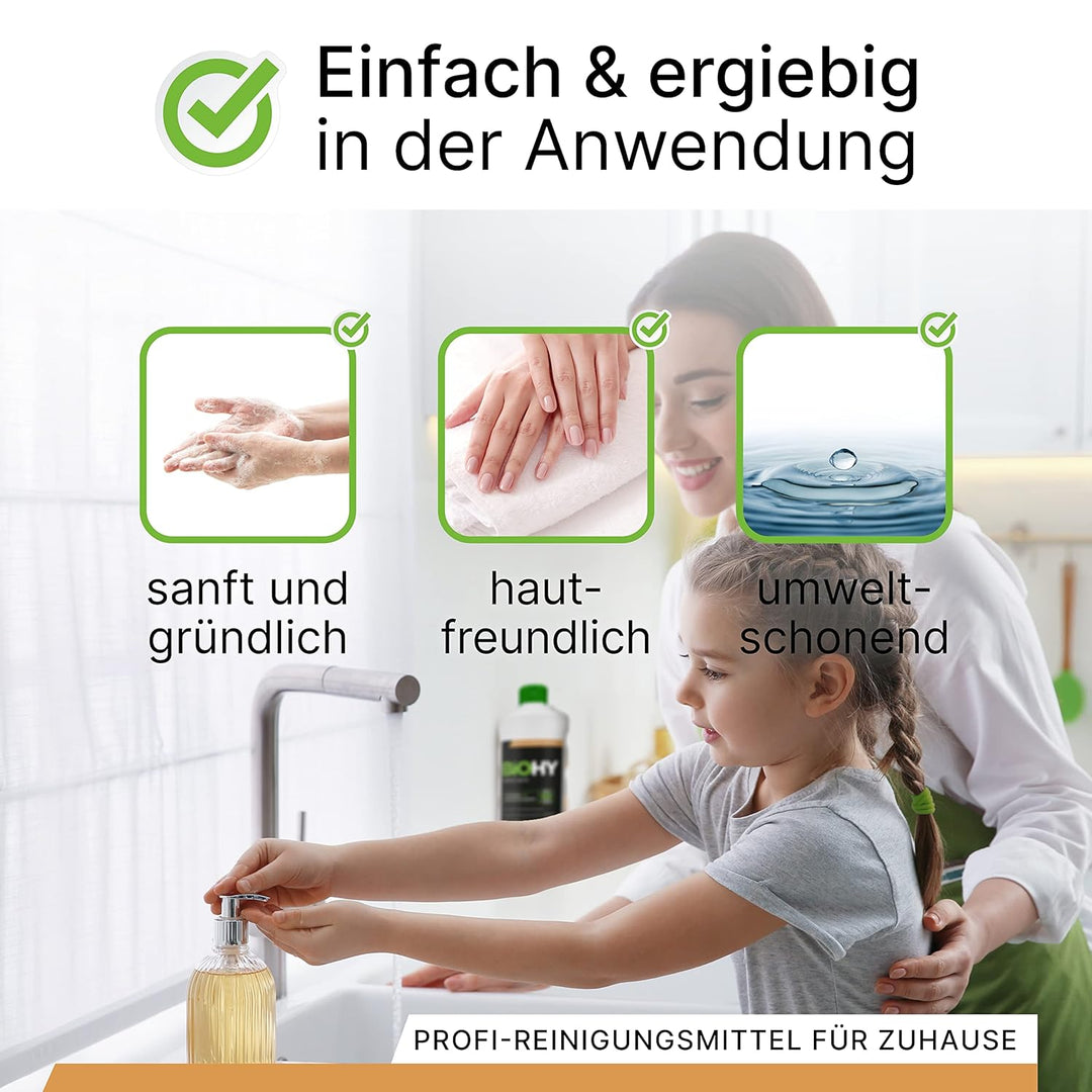 BiOHY Creme Seife (10 Liter Kanister) | Hautschonende, rückfettende & geruchsneutrale Handseife | fl