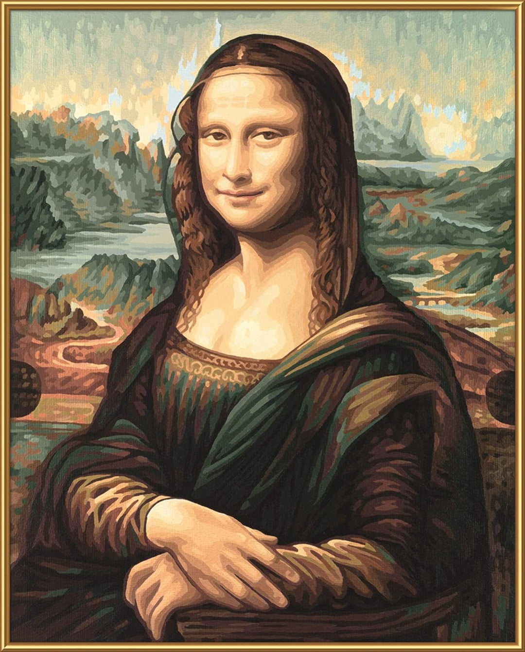 Schipper 609130511Malen nach Zahlen - Mona Lisa - Bilder malen für Erwachsene, inklusive Pinsel und