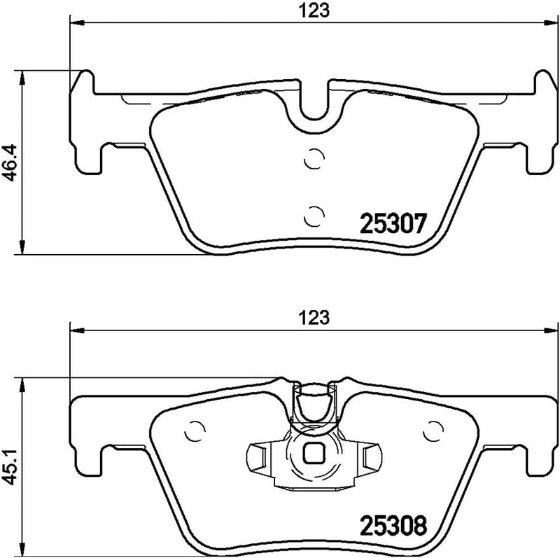 HELLA PAGID 8DB 355 019-971 Bremsbelagsatz - T3138 - Dicke/Stärke: 17.2mm - Bremssystem: Teves - für