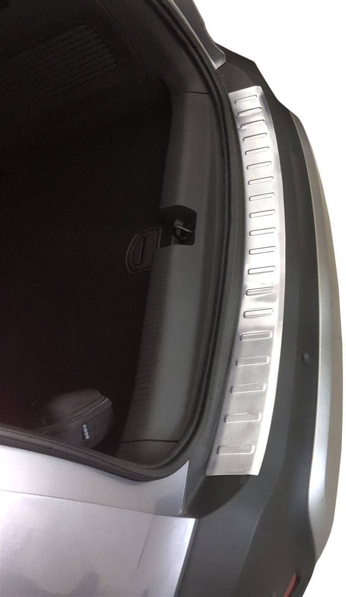 Ladekantenschutz Edelstahl CHROM kompatibel für OPEL CROSSLAND X | 2017 | mit Abkantung | premium Qu