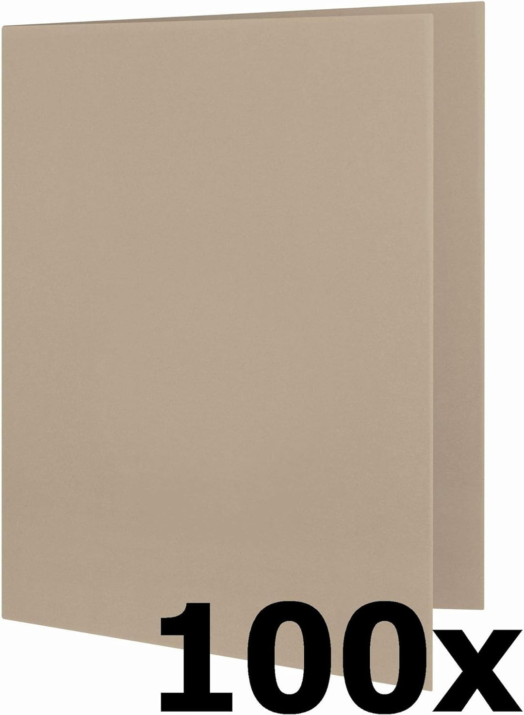 Elba Aktendeckel A4, Smart Line, aus Manila-Karton, grau, 100 Stück grau Aktendeckel, grau Aktendeck