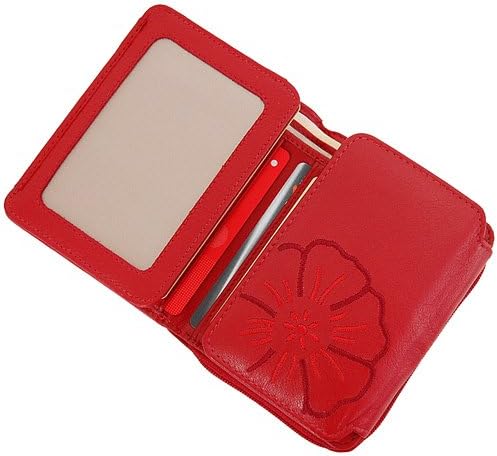 GoBago Branco Leder Damen Geldbörse Portemonnaie Geldbeutel (Schwarz), Schwarz
