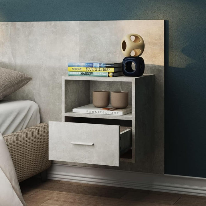 Tidyard Wand Nachttisch Hängend Nachtschrank Nachtkonsole Nachtkommode Schlafzimmer Kommode Schrank