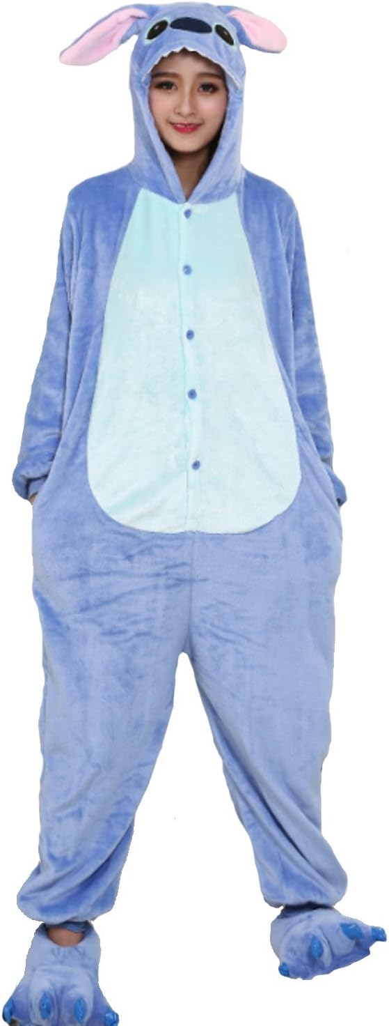 Heisses Unisex-Kostüm für Karneval und Halloween, Cosplay Zoo, Einheitsgrösse, stiit/L L Stiitch Hel