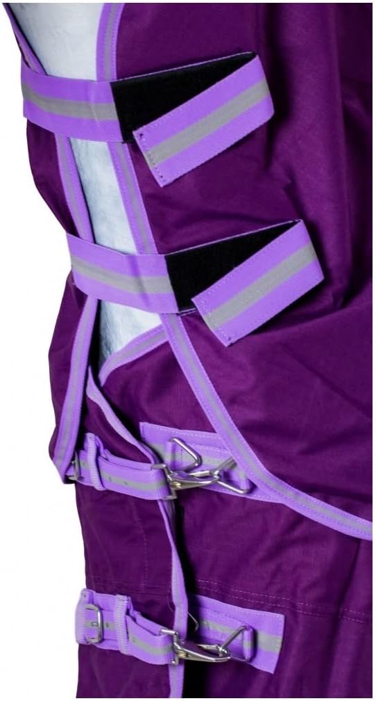 RL24 - Weidedecke Full Neck Basicline 600D Nylonfutter mit Füllung | Pferde Winterdecke | wasserdich