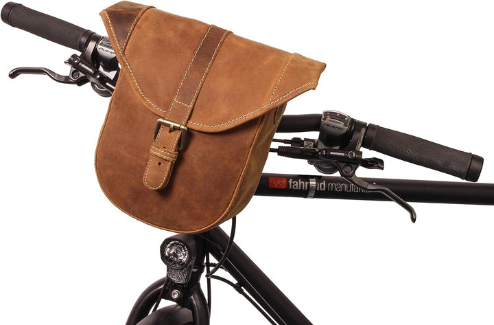Gusti Lenkertasche Umhängetasche Félicia B.Fahrradtasche inkl. Platte Lenkertasche Umhängetasche Han