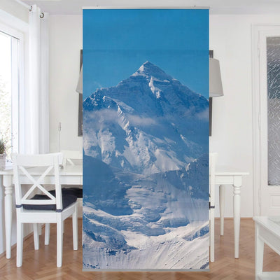 Bilderwelten Raumteiler Mount Everest 250x120cm inkl. transparenter Halterung 250x120cm incl. transp