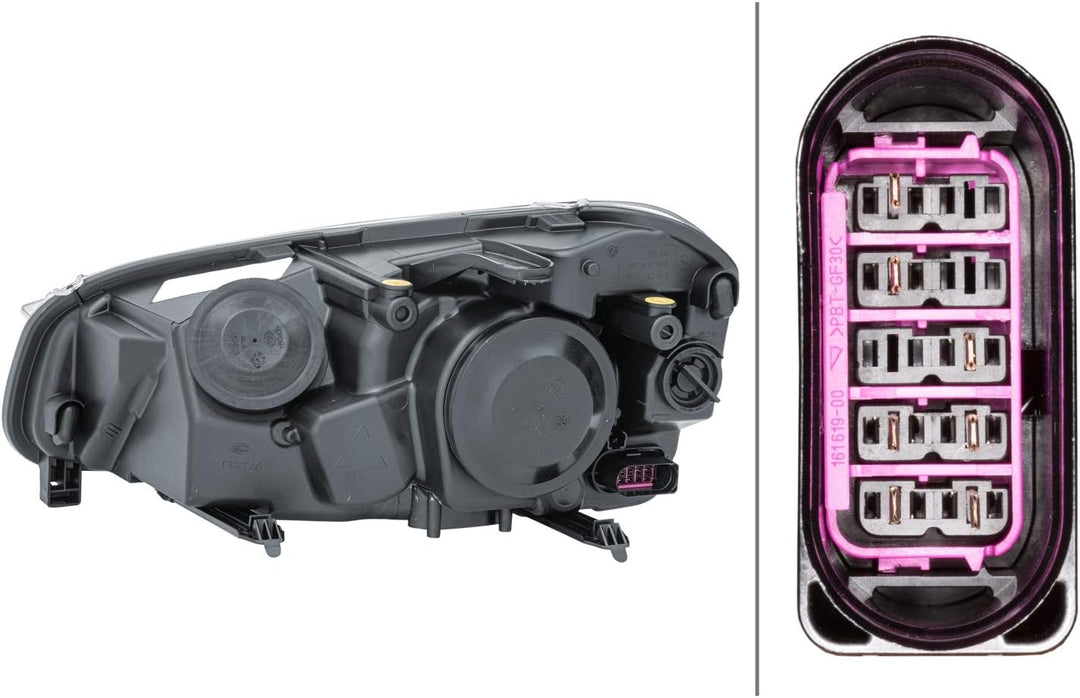 HELLA 1EJ 009 587-621 FF/Halogen-Hauptscheinwerfer - rechts - für u.a. Ford C-Max (Dm2) Rechts (Beif