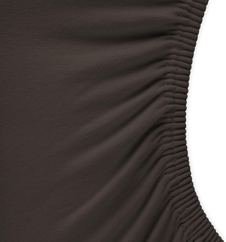 aqua-textil Royal XL Spannbettlaken Boxspringbett Wasserbett 200x220-220x240 cm anthrazit 210g/qm Je
