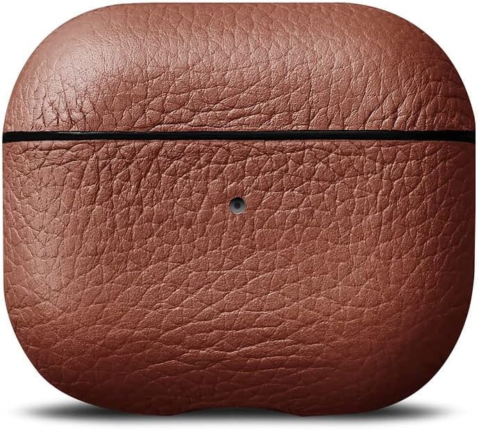 Woolnut Leder Hülle Case für AirPods 3. Gen - Cognac Braun, Cognac