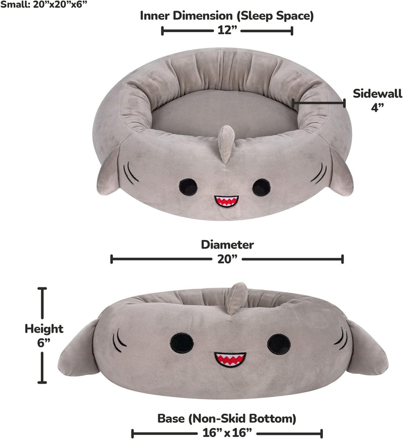 Squishmallows - Pet Bed - Shark 50 cm (JPT0097-S) 51 cm (20 Zoll), 51 cm (20 Zoll)
