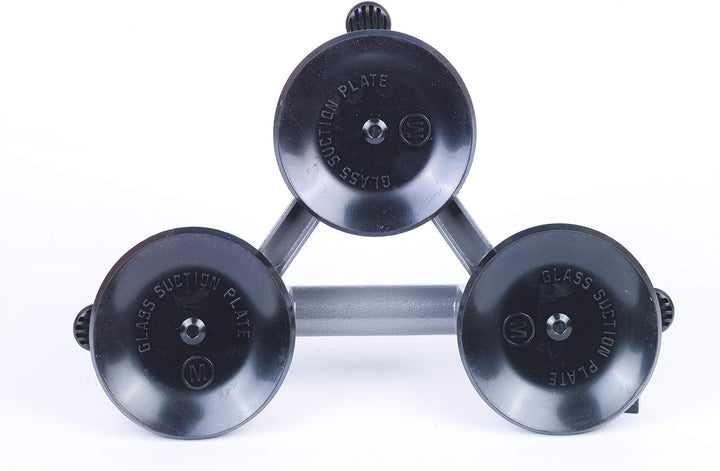Moritz Aluminium Saugheber Glasheber Glassauger 120 kg 120 mm Vakuumheber mit 3 Saugnäpfen (2), 2