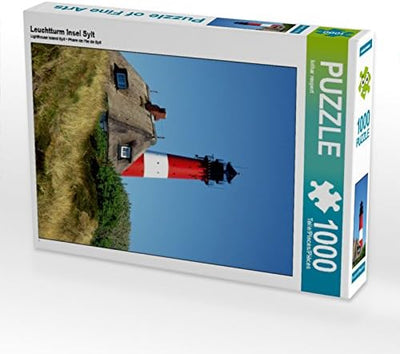 CALVENDO Puzzle Leuchtturm Insel Sylt 1000 Teile Lege-Grösse 48 x 64 cm Foto-Puzzle Bild von Lothar