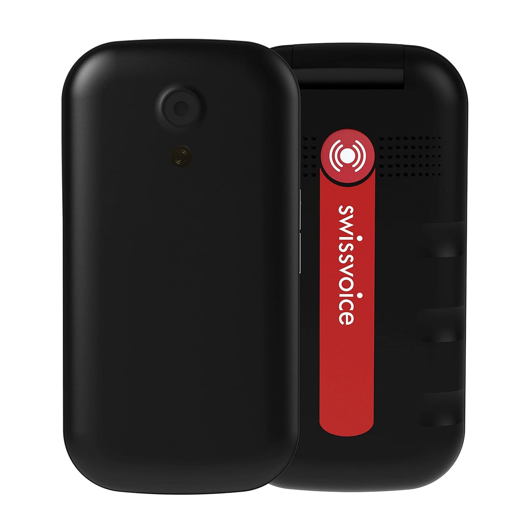 Swissvoice S24 2G Senioren-Klapp-Handy SOS Taste Schwarz