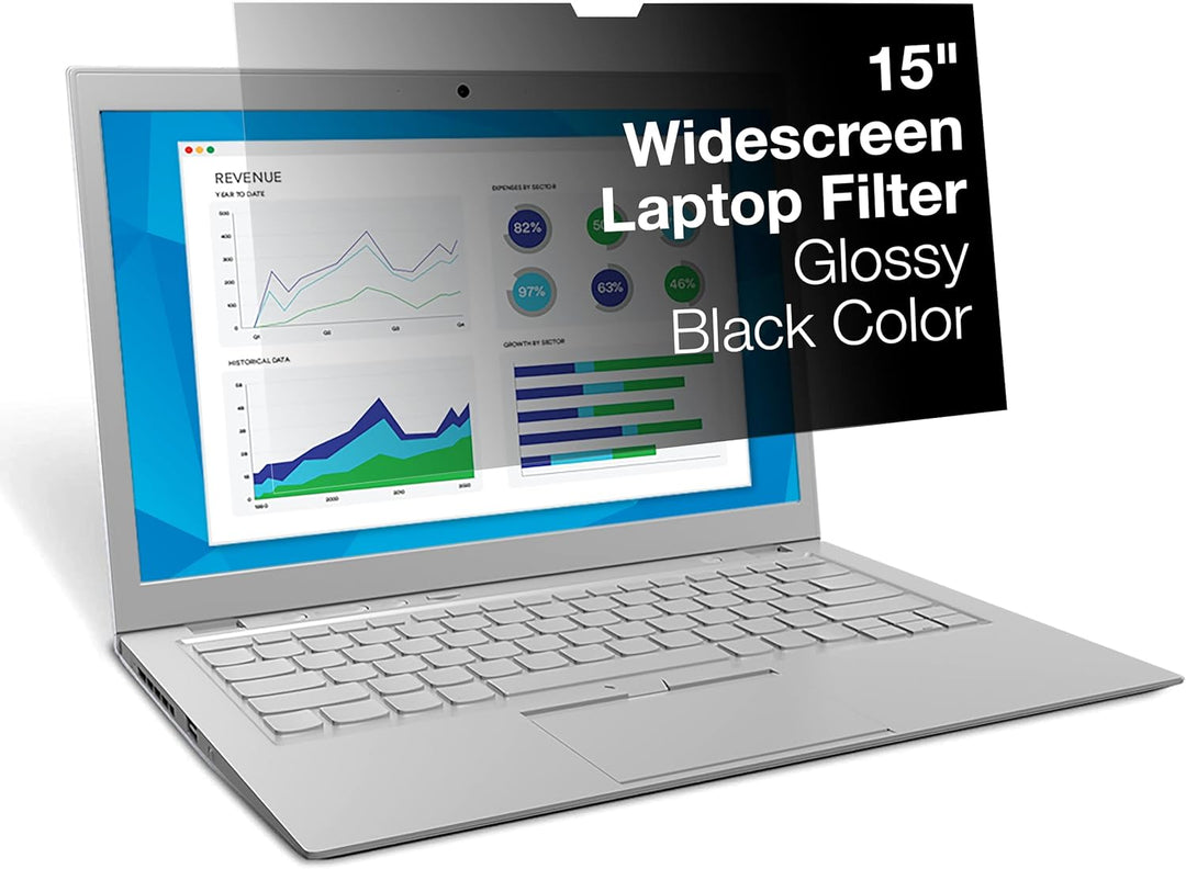 3M Blickschutzfilter für 15 "Standard Laptop, 4: 3, Schwarz 4:3 38,1 cm, 4:3 38,1 cm