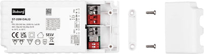 illuburg LED Trafo Dimmbar Dali Push 200mA - 350mA Konstantstrom 25W Flickerfree LED Netzteil Treibe