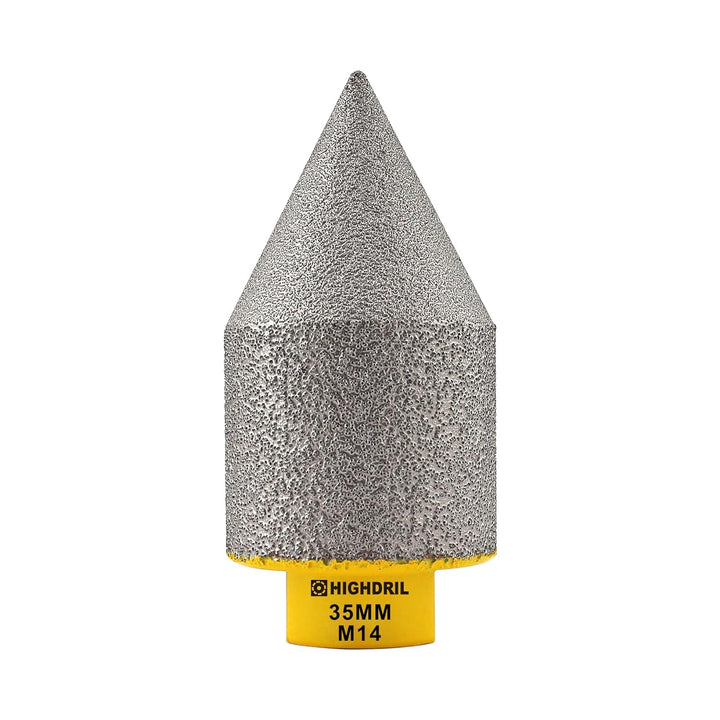 HIGHDRIL Diamant Fasenfräser - Diamant Senkfräser mit M14-Gewinde für 35mm(1-3/8") Lochvergrösserung
