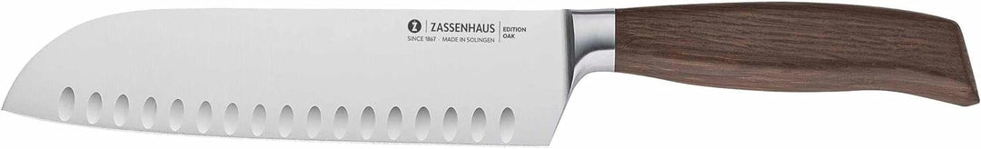 Zassenhaus Santokumesser 20 cm Edition OAK Kullenschliffmesser Küchenmesser