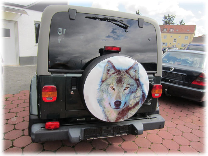 AB3-00211 WOLF 2 Reserveradabdeckung 72x28 cm Reserveradhülle Ersatzradabdeckung Reifencover Radhüll