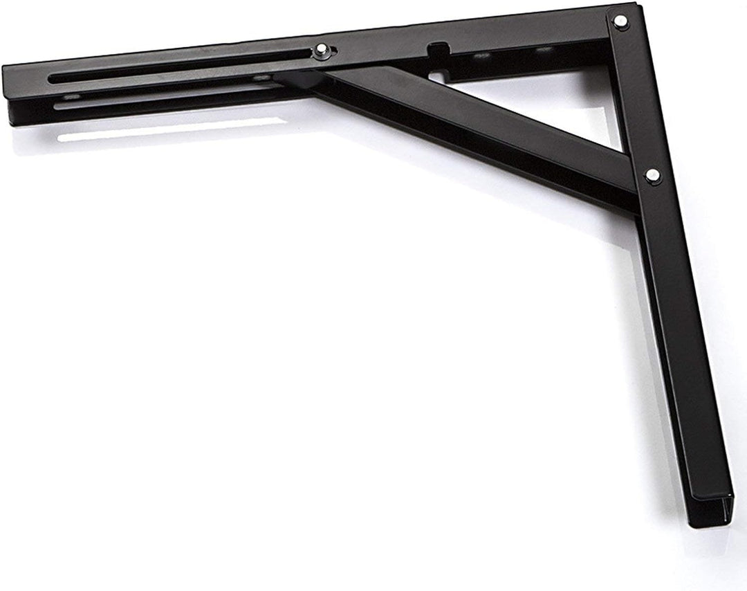 2 Stück SO-TECH® Klappkonsole Profi-Nr.1 L200 Länge: 200 mm/Höhe 160 mm schwarz Tragkraft 120 kg (pr
