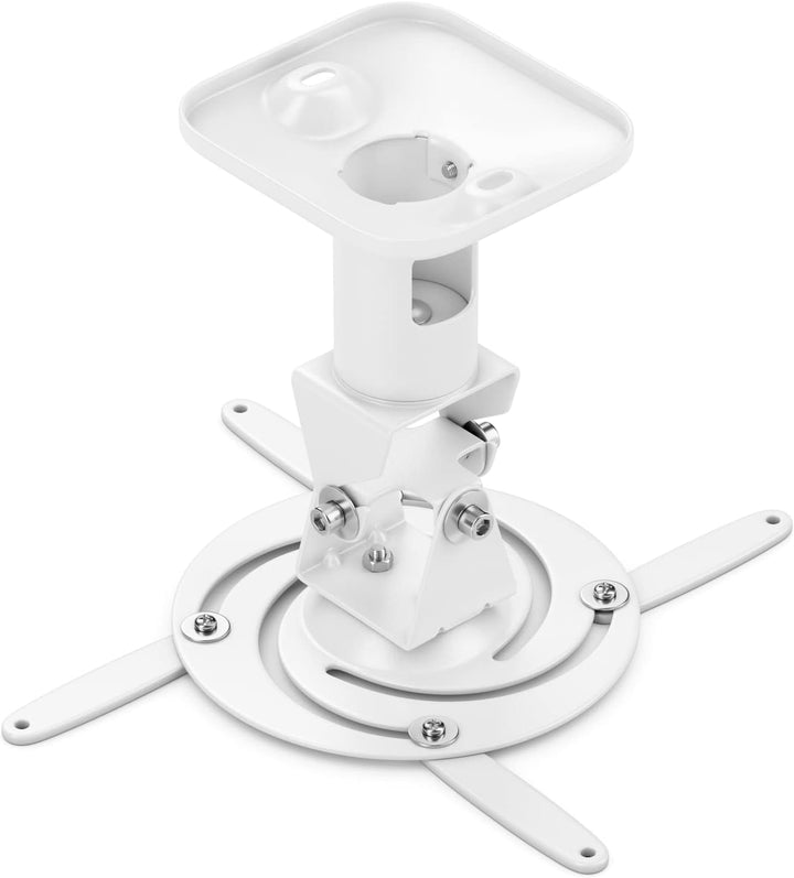 deleyCON Universal Beamer Projektor Deckenhalterung +-25° Neigbar - 360° Schwenkbar - bis 15Kg - Dec