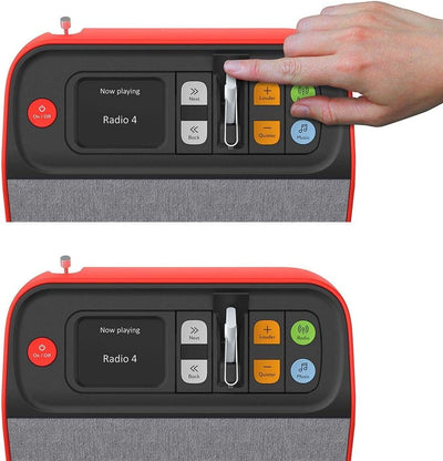 Unvergesslicher Digital-Radio DAB/DAB+ FM und Musik-Player, der sich an alle Altersgruppen und Fähig