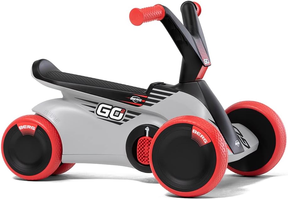 Berg GO² 2in1 Rutschauto, Rutscher und Laufrad, Kinderrutscher, Kinderauto mit Ausklappbare Pedale,