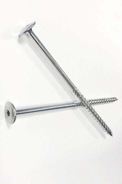 Tellerkopfschrauben 8x340 mm - 50 Stück verzinkt Holzschrauben Torx Schneidkerbe