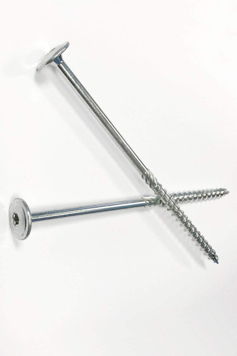 Tellerkopfschrauben 8x340 mm - 50 Stück verzinkt Holzschrauben Torx Schneidkerbe