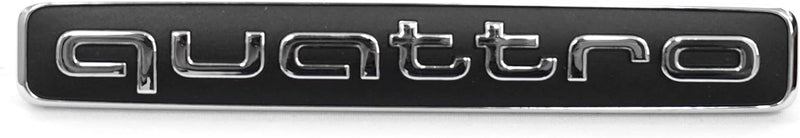 Audi 4K0853736A9B9 Plakette Quattro Schriftzug Kühlergrill Emblem Logo, nur für Fahrzeuge mit Automa