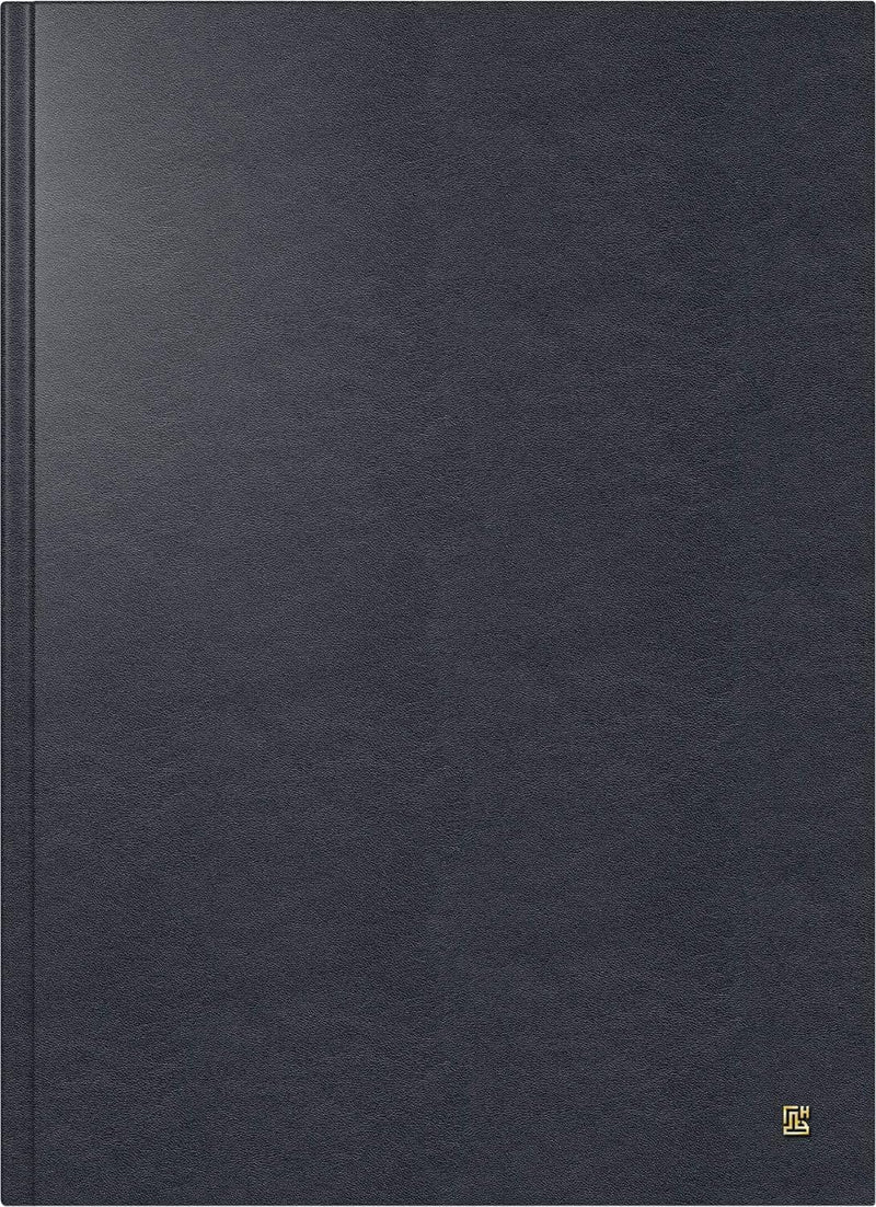 BRUNNEN 107875090 Buchkalender Modell 787 (A 4, 1 Seite = 1 Tag, 21,0 x 29,7 cm, Leder-Einband aus R