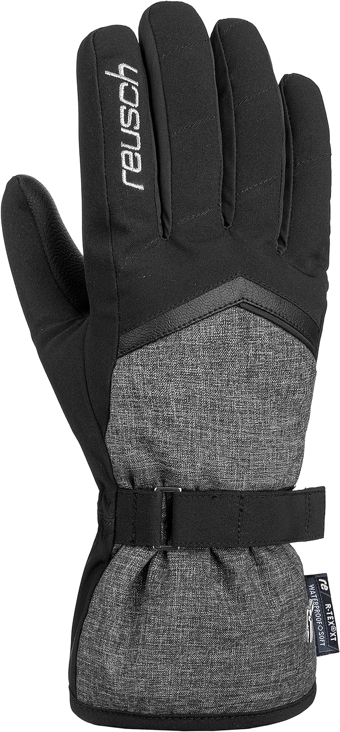 Reusch Damen Handschuhe Moni R-tex Xt Warm, Wasserdicht, Atmungsaktiv 8 schwarz / grau, 8 schwarz /