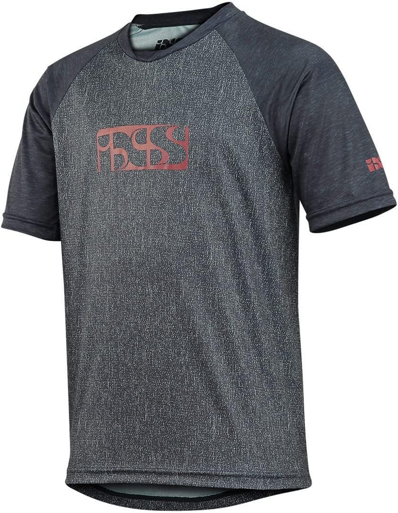 IXS Kids MTB-Jersey Kurzarm Flow Grau Gr. L