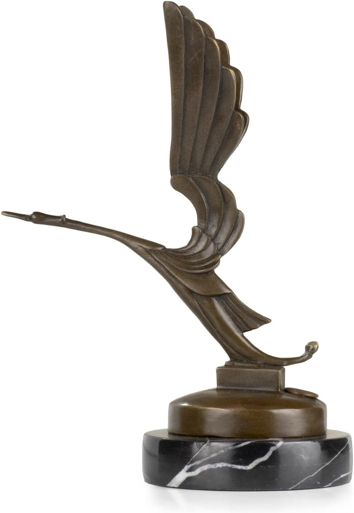 Moritz Bronzefigur Storch Höhe 21 cm 0,82 kg Skulptur Statue Antik Figuren