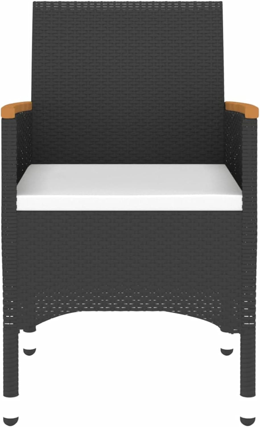 Tidyard 3-TLG. Balkonmöbel, Garten Essgruppe, Bistro Set, Tisch und 2 Stühle, Balkonset für Balkon G