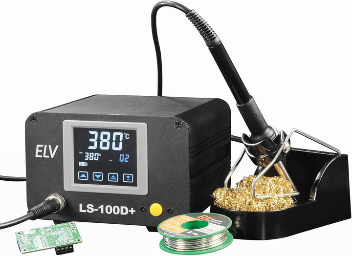 ELV Lötstation LS-100D+, 100 W, ESD-gerecht, mit Touchbedienung